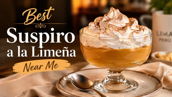 Best Suspiro a la Limeña Near Me